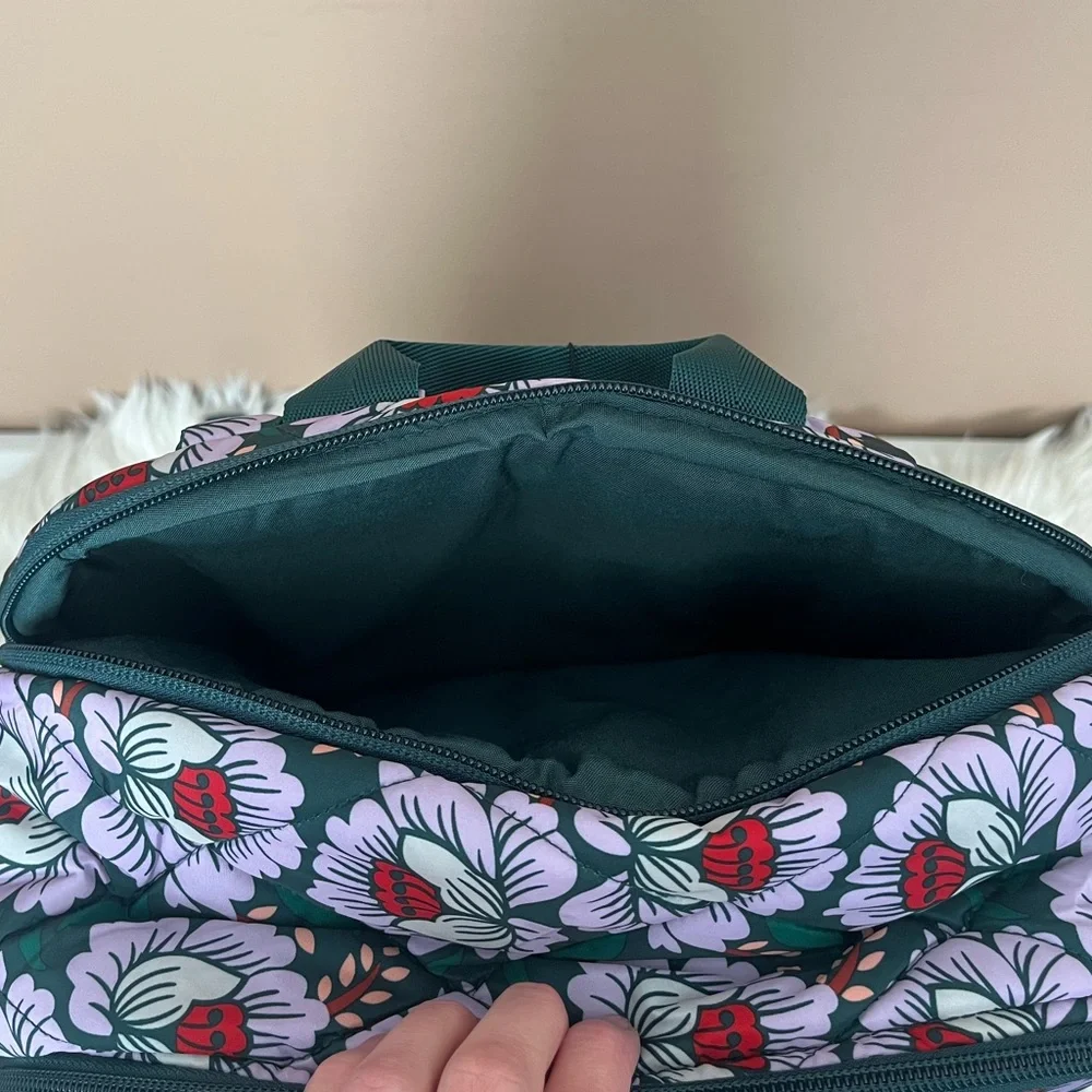 {Vera Bradley} Essential Large Backpack, Lunch Tote, & Tumbler in Lotus Sea Moss